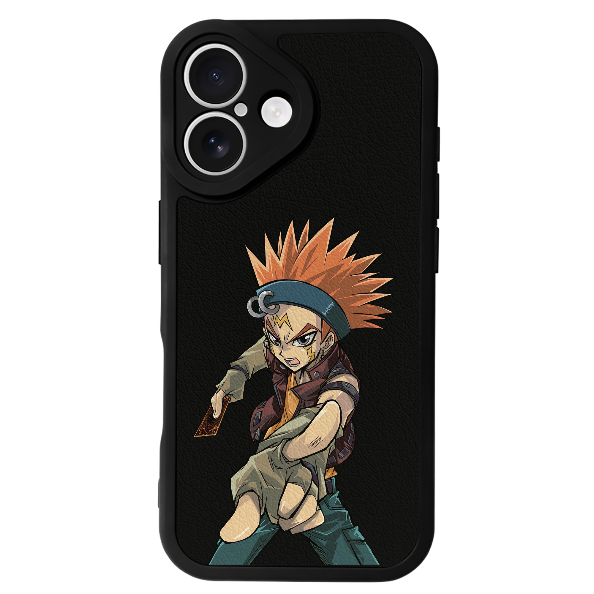 遊☆戯☆王 Yu-Gi-Oh! 【iPhone 16シリーズ対応】シリコンスマホケース（レザー調） 材質：シリコン